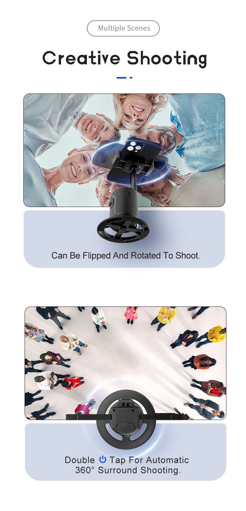 Auto Face Tracking Tripod 360°