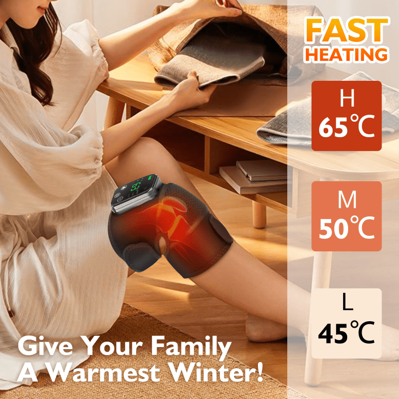 Knee Massager Shoulder Brace - Cordless, Heat Heating Pad