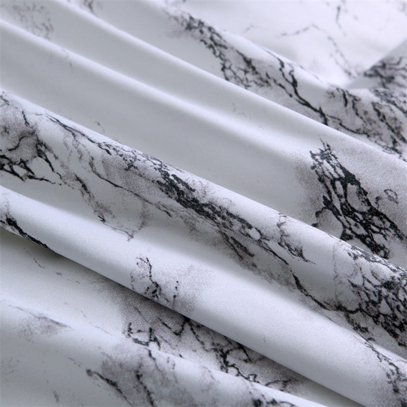 3-Piece Marble Luxury Duvet Cover Set