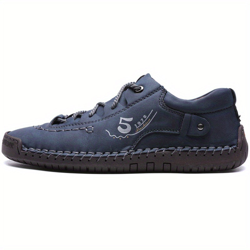 Casual Handmade Stitching Men's Flats - Outdoor Walking Shoes Sneakers