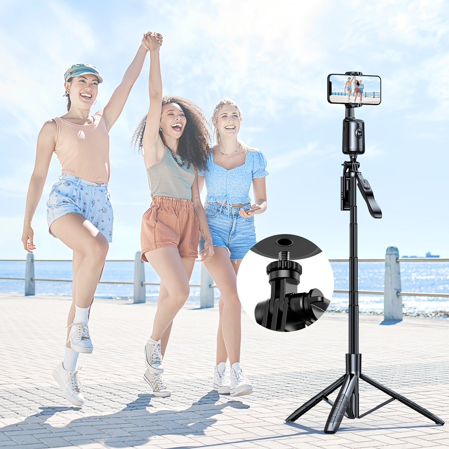 Auto Face Tracking Tripod 360°