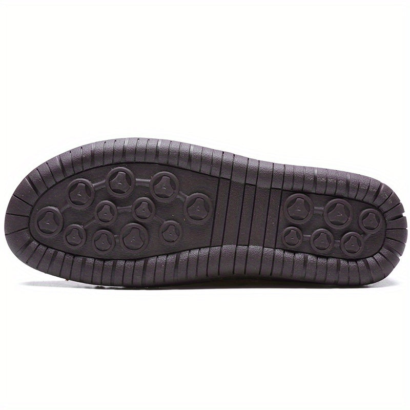 Casual Handmade Stitching Men's Flats - Outdoor Walking Shoes Sneakers