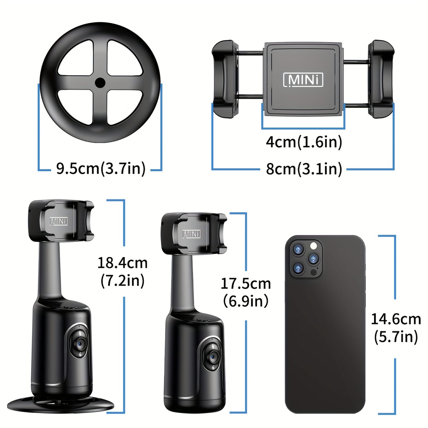 Auto Face Tracking Tripod 360°