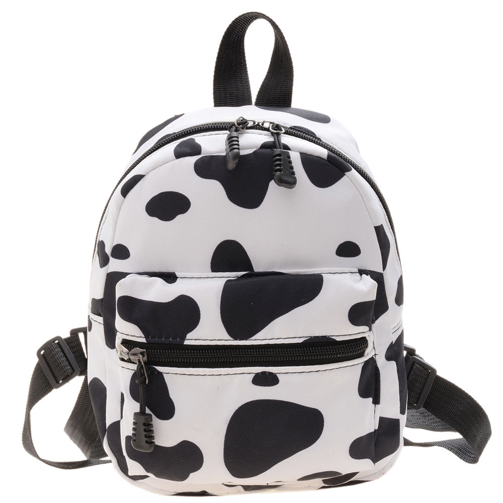 Animal Print Nylon Backpack