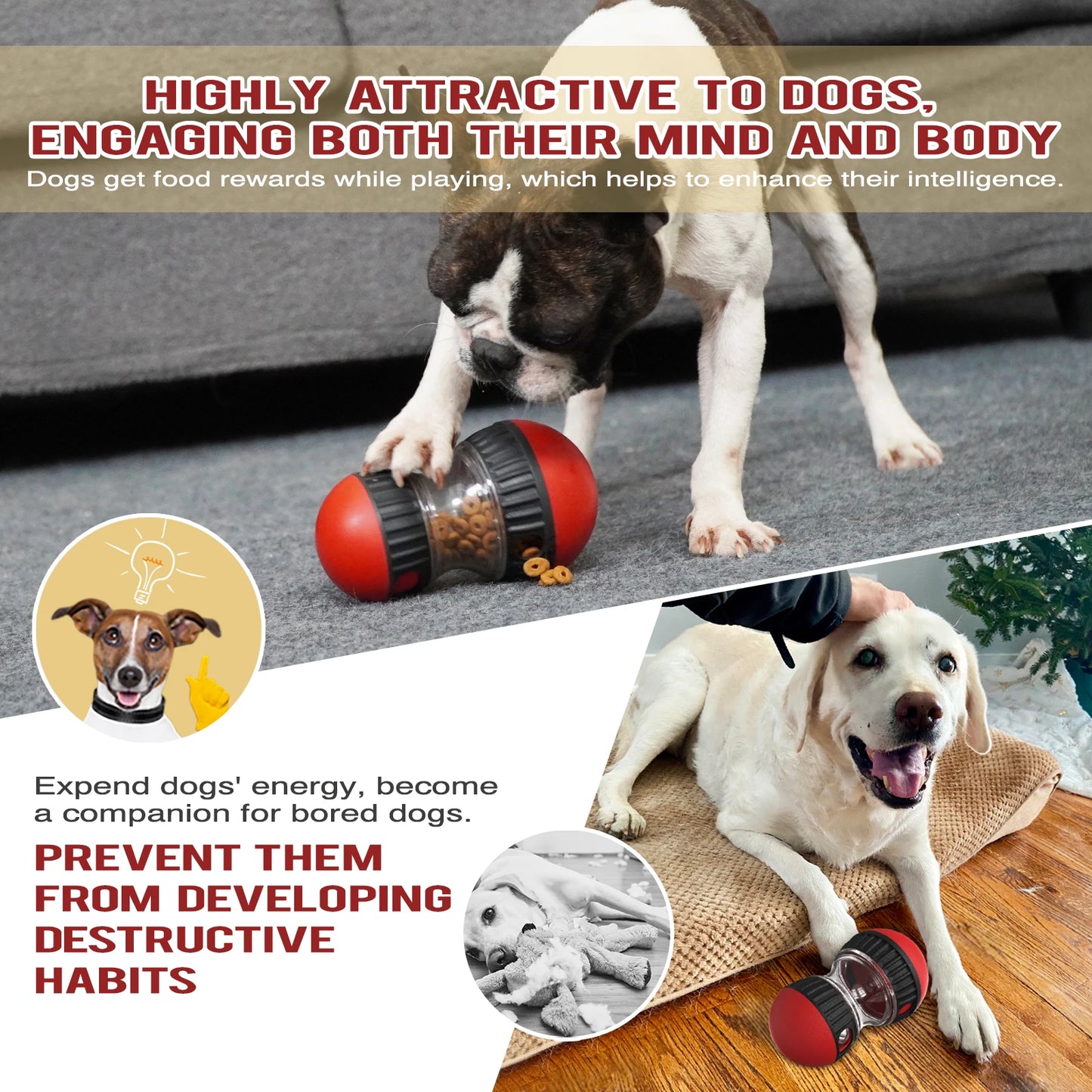 Dog Toy For Small Medium Large Dogs Cats