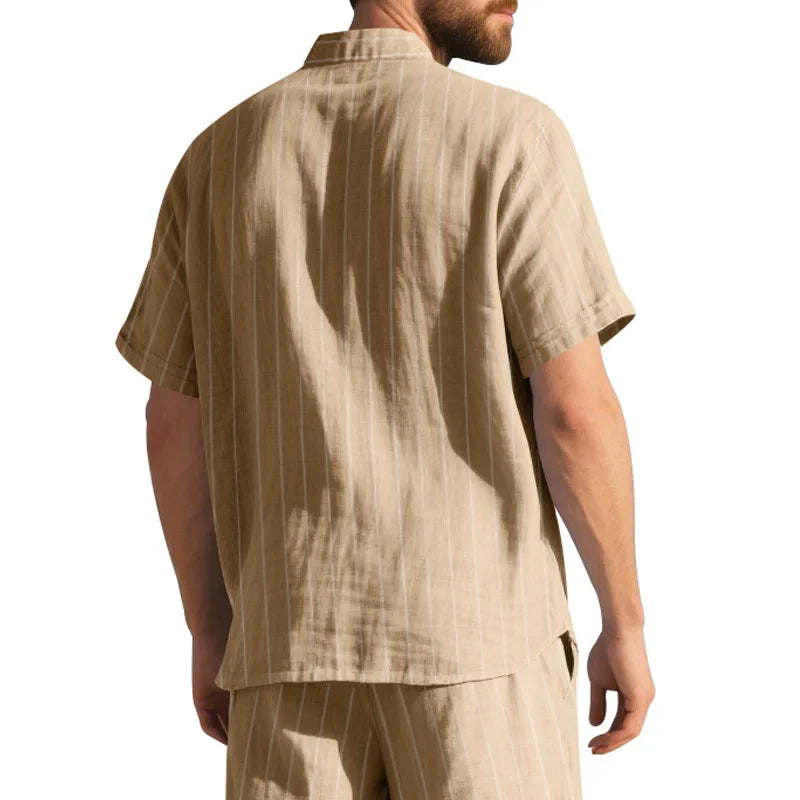 Shirt, men's short-sleeved inner