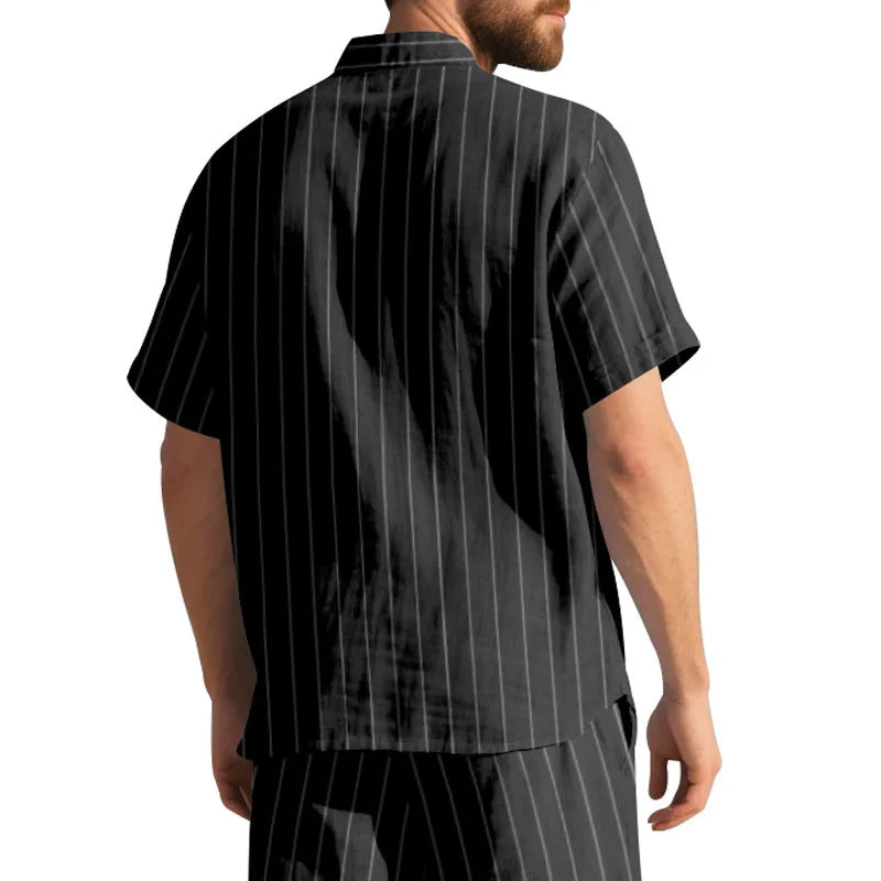 Shirt, men's short-sleeved inner