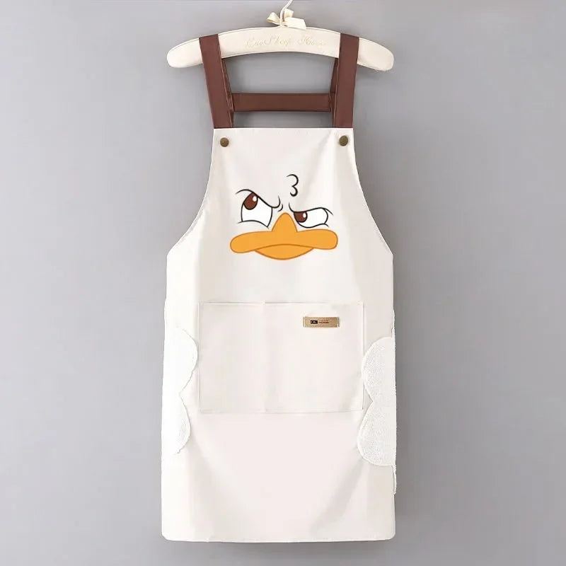 Waterproof Kitchen Apron With Pockets