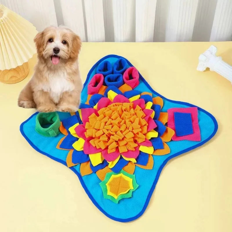 Pet Sniffing Training Mat Dogs Cats Educational Stress