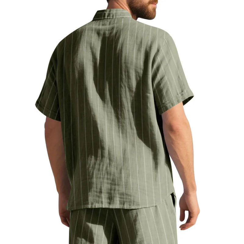 Shirt, men's short-sleeved inner