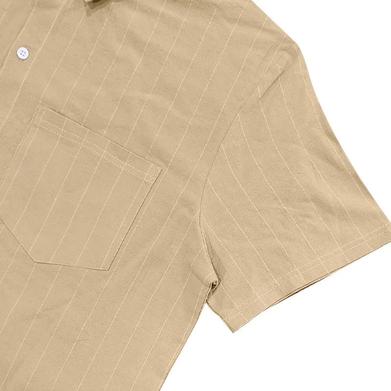 Shirt, men's short-sleeved inner