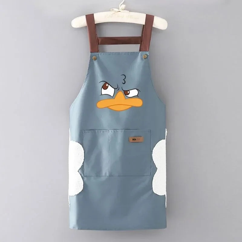 Waterproof Kitchen Apron With Pockets
