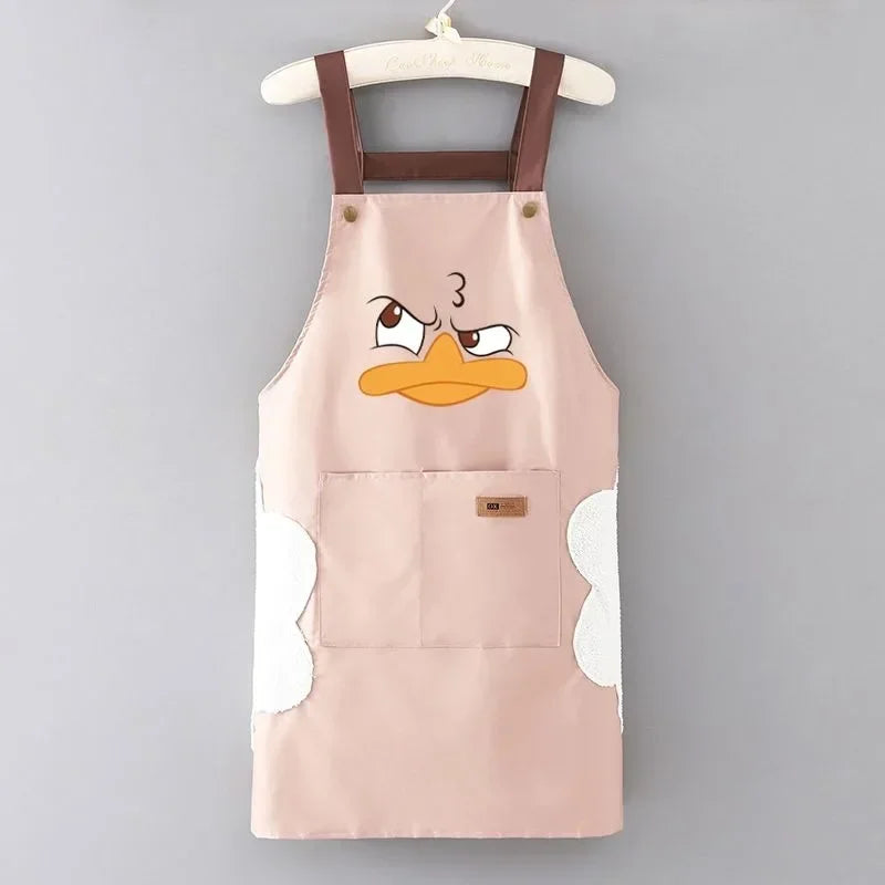 Waterproof Kitchen Apron With Pockets