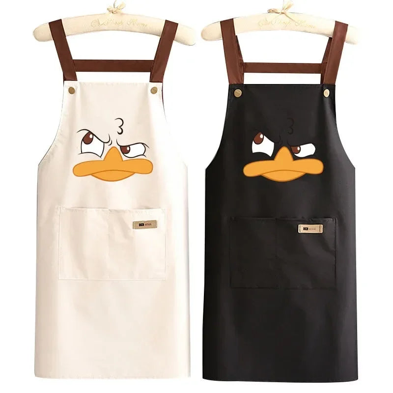 Waterproof Kitchen Apron With Pockets