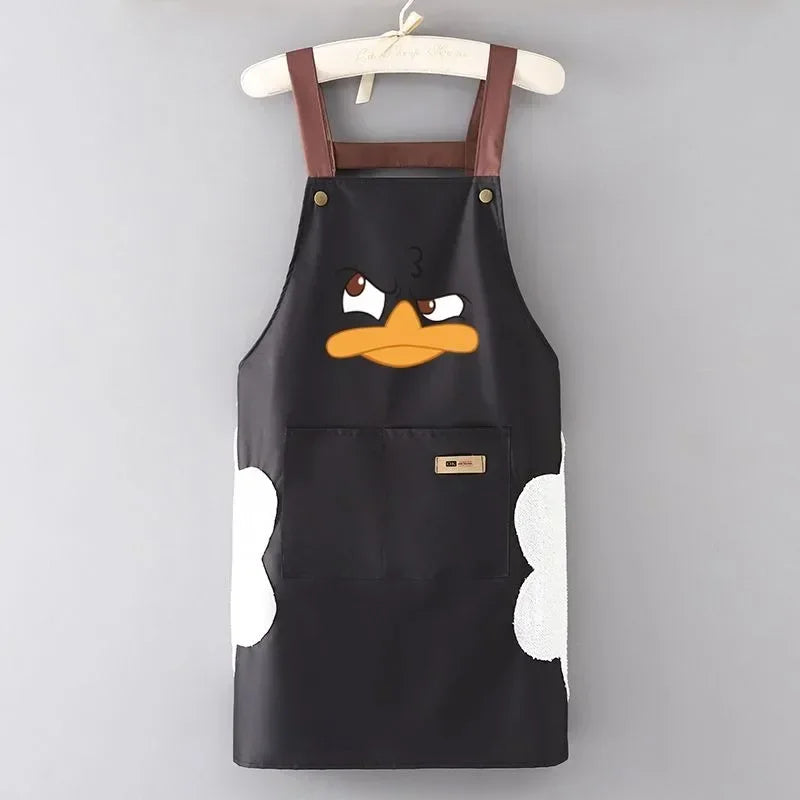 Waterproof Kitchen Apron With Pockets
