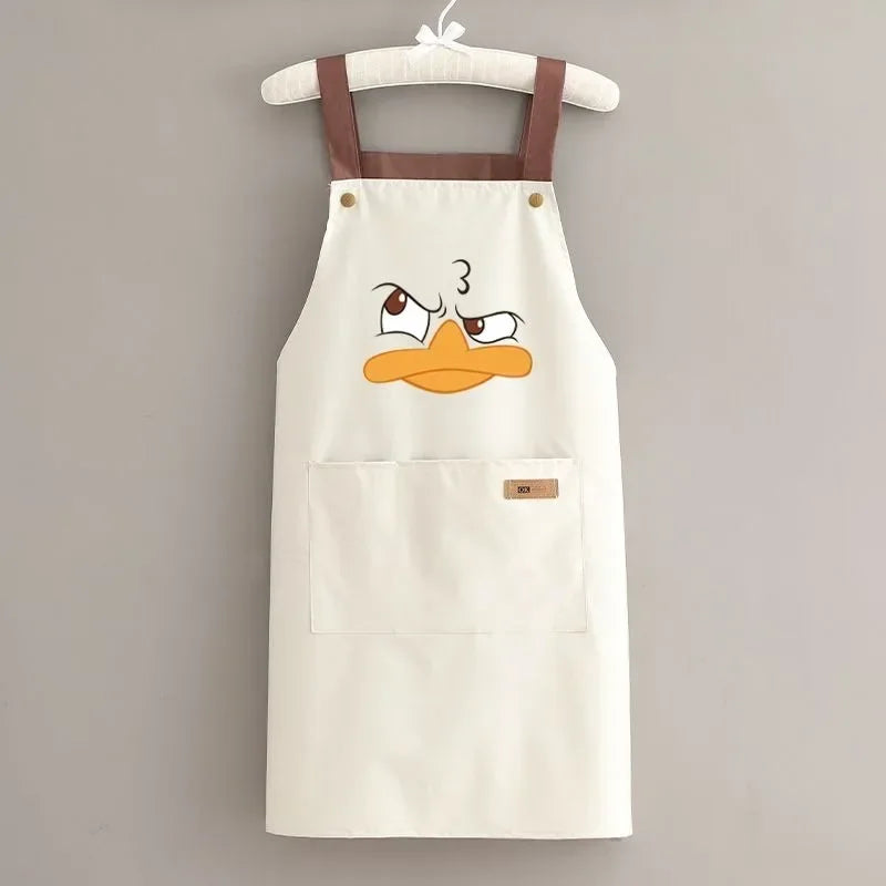 Waterproof Kitchen Apron With Pockets