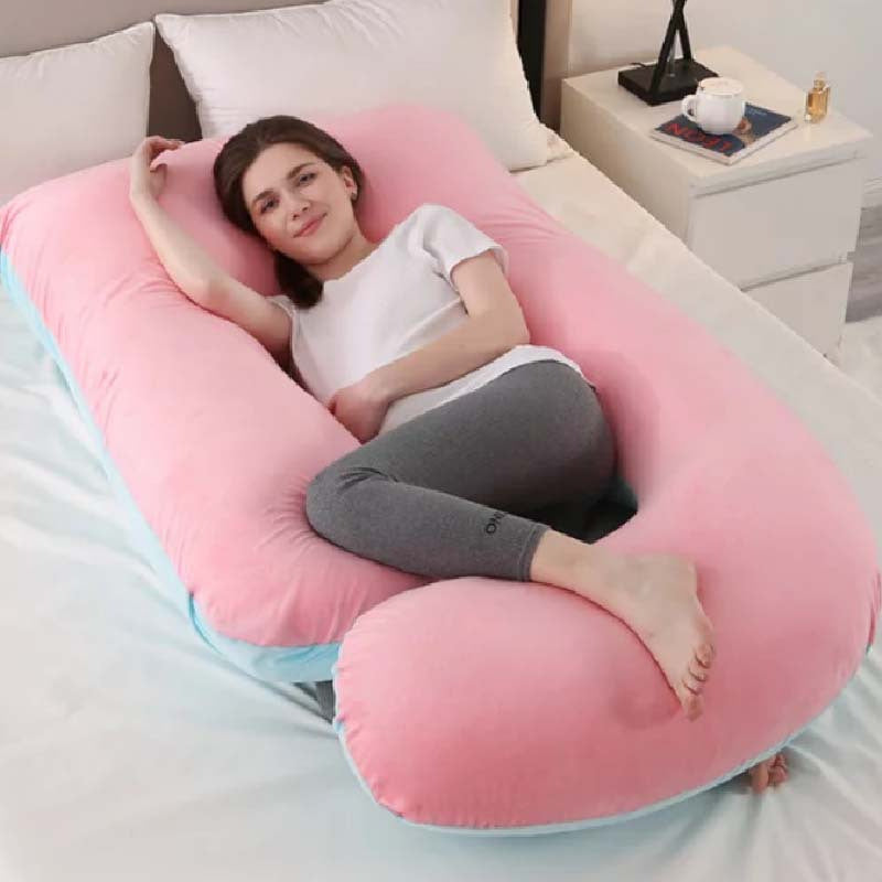Full Body J-Shape Pregnancy Pillows