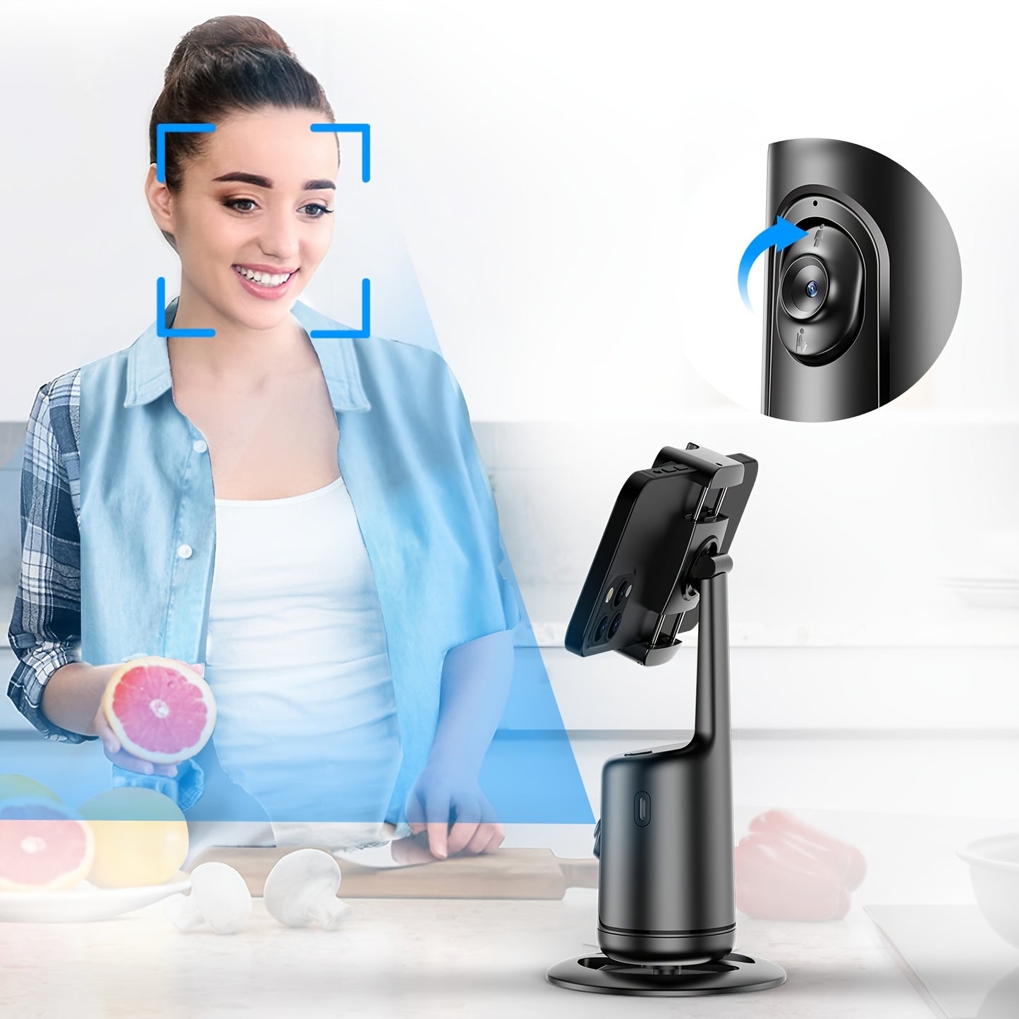 Auto Face Tracking Tripod 360°