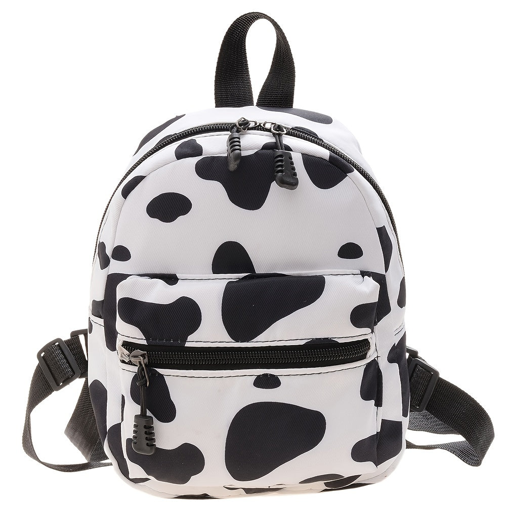 Animal Print Nylon Backpack