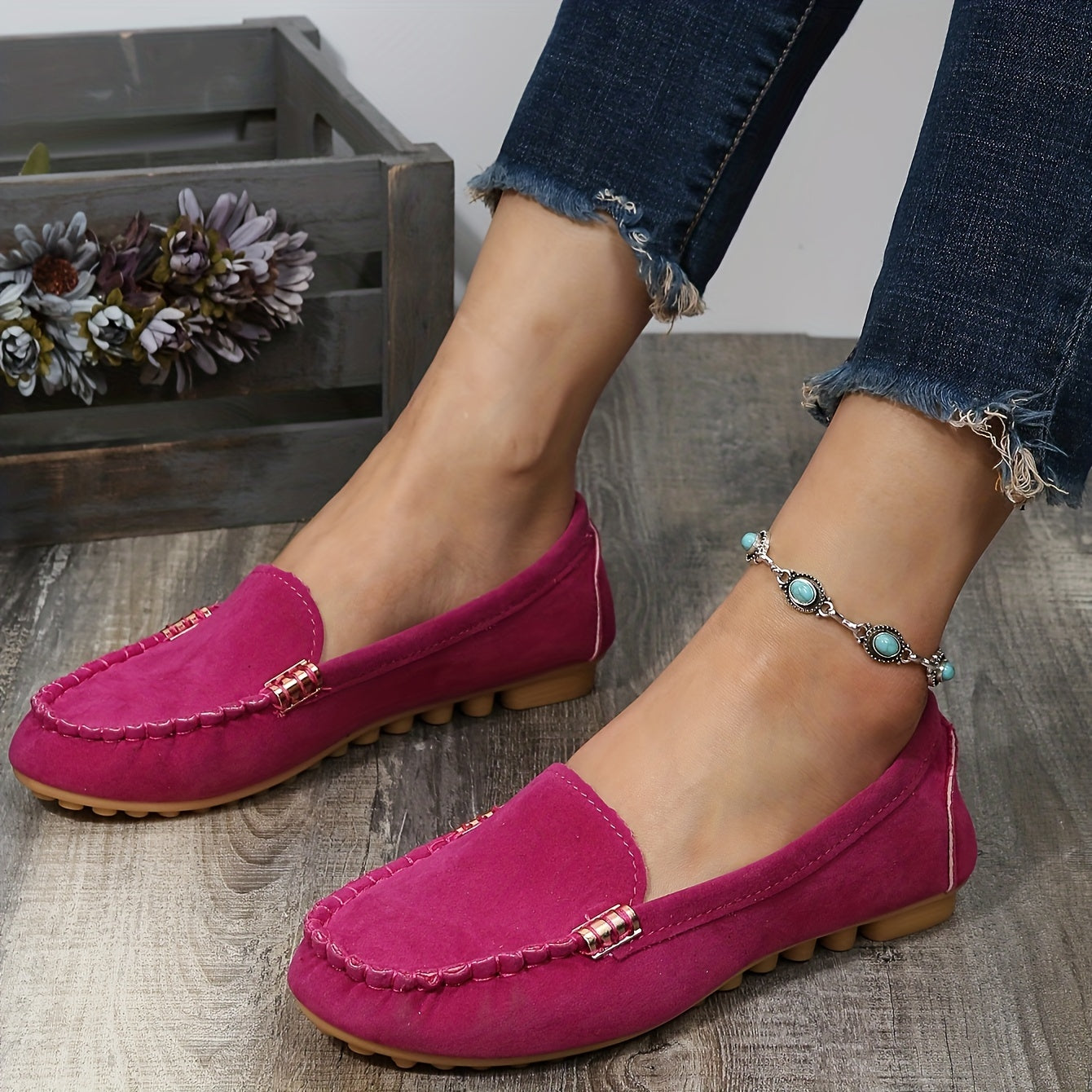 Women's Round Toe Loafers,