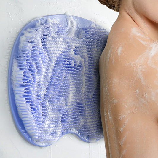 Non-Slip Shower Foot Scrubber Massager with Exfoliation Cushion