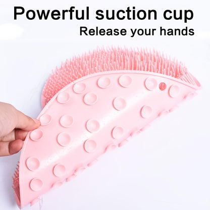 Non-Slip Shower Foot Scrubber Massager with Exfoliation Cushion