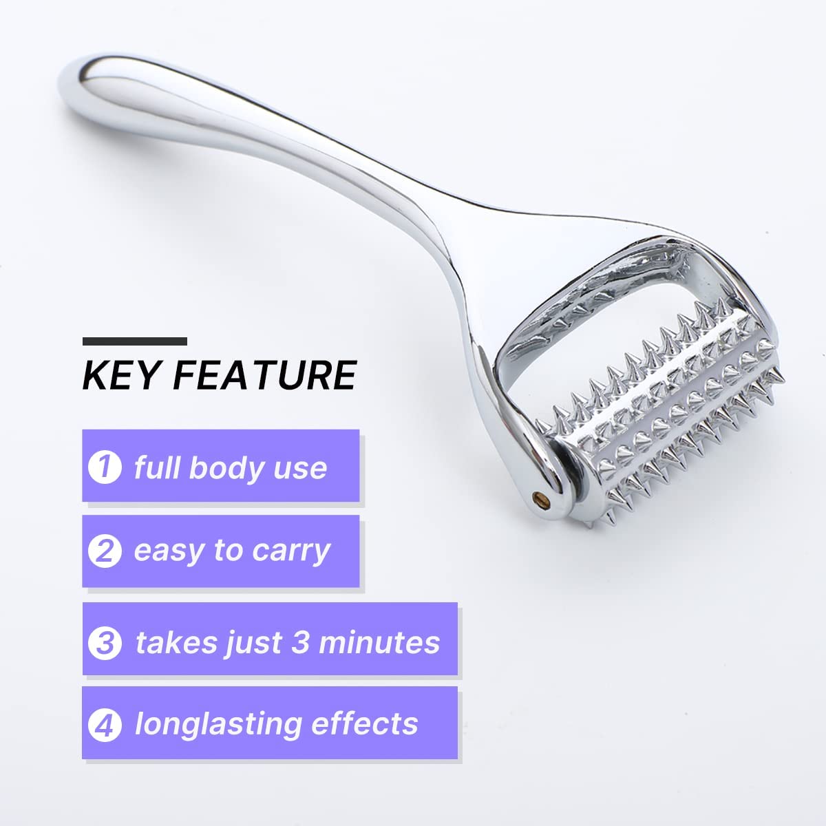 Stainless Steel Facial Massage Rollerupressure