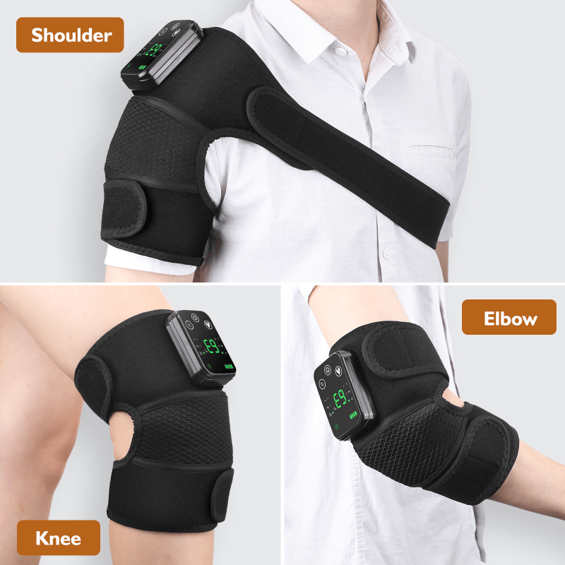 Knee Massager Shoulder Brace - Cordless, Heat Heating Pad