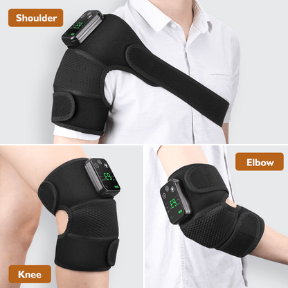 Knee Massager Shoulder Brace - Cordless, Heat Heating Pad