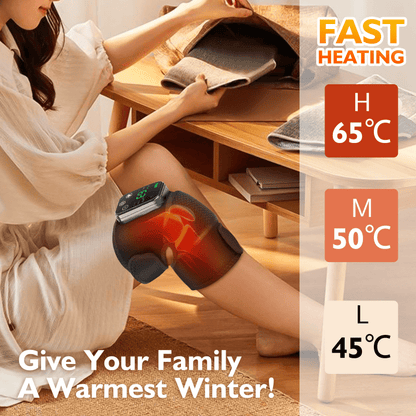 Knee Massager Shoulder Brace - Cordless, Heat Heating Pad