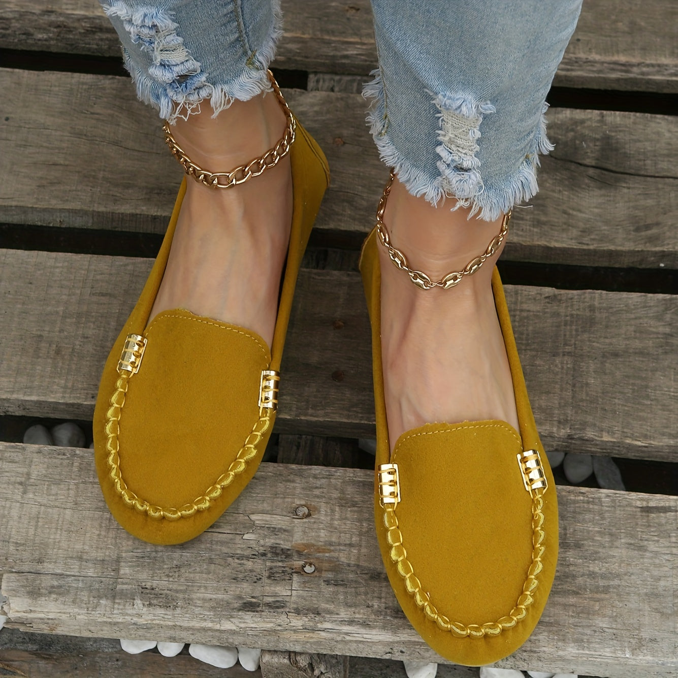 Women's Round Toe Loafers,