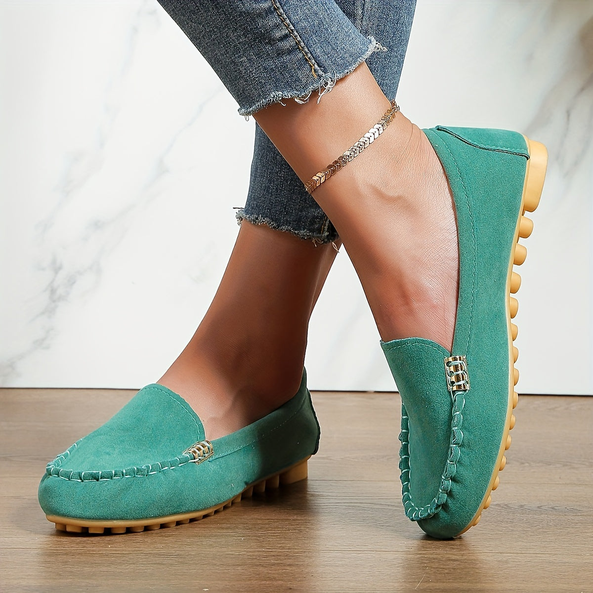 Women's Round Toe Loafers,