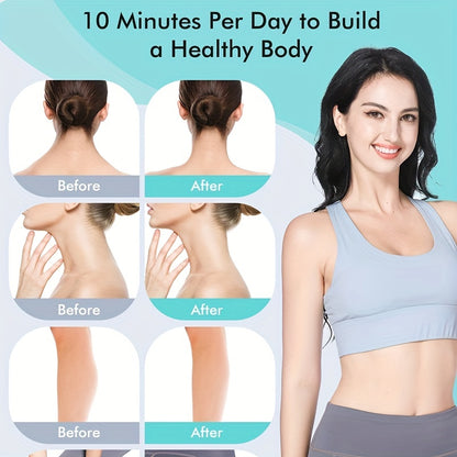 Handheld Neck Massager with 6 Trigger Point Rollers