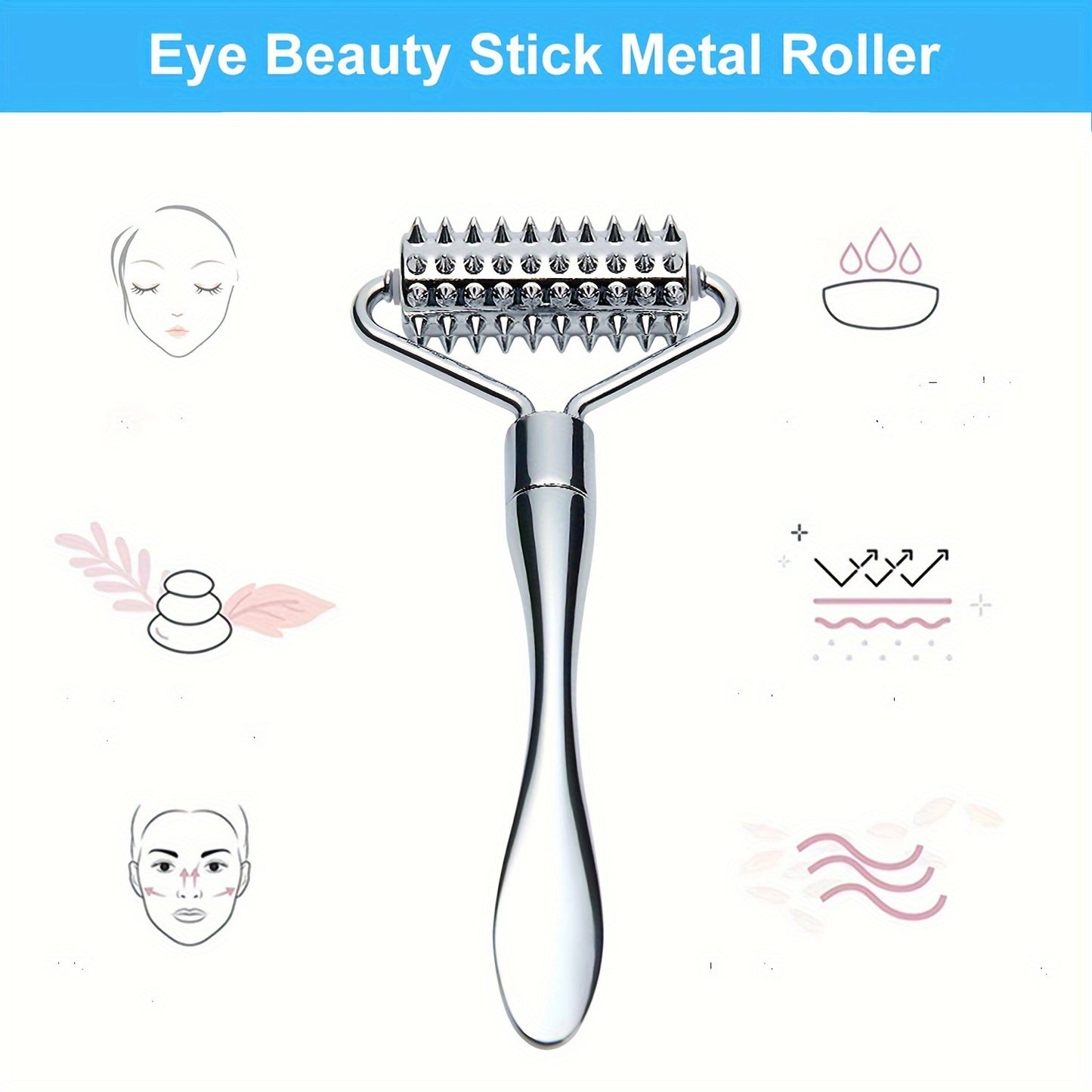 Stainless Steel Facial Massage Rollerupressure