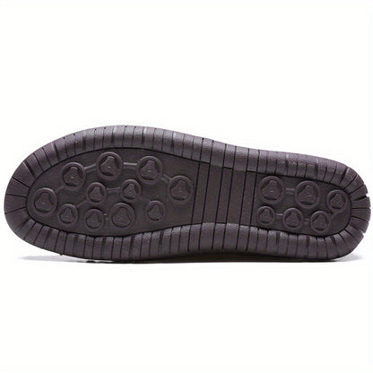 Casual Handmade Stitching Men's Flats - Outdoor Walking Shoes Sneakers