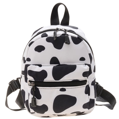 Animal Print Nylon Backpack