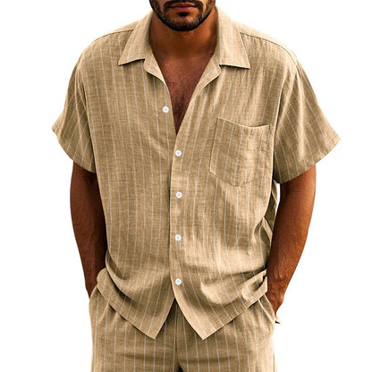 Shirt, men's short-sleeved inner