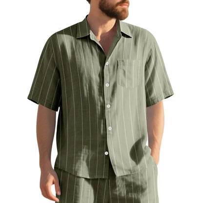 Shirt, men's short-sleeved inner