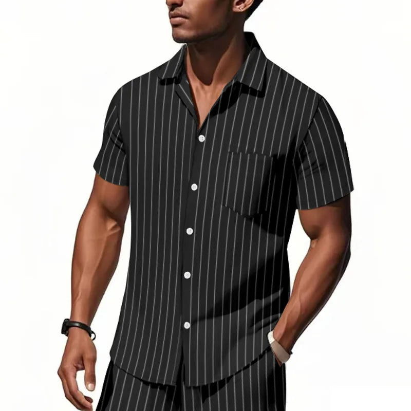 Shirt, men's short-sleeved inner