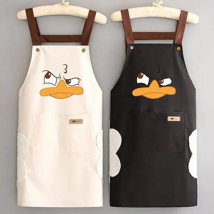 Waterproof Kitchen Apron With Pockets