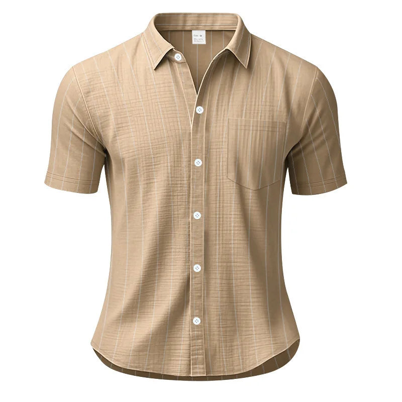 Shirt, men's short-sleeved inner