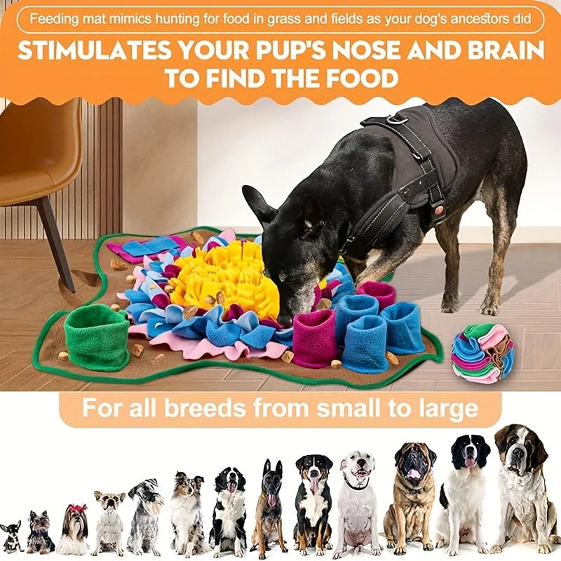 Pet Sniffing Training Mat Dogs Cats Educational Stress