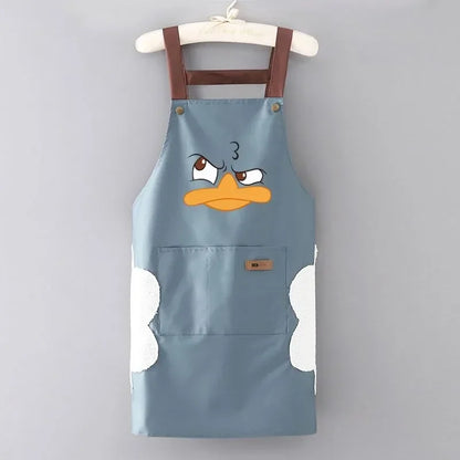 Waterproof Kitchen Apron With Pockets