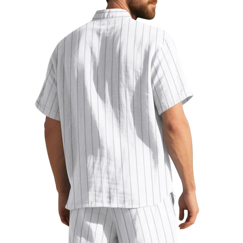 Shirt, men's short-sleeved inner