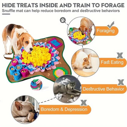 Pet Sniffing Training Mat Dogs Cats Educational Stress