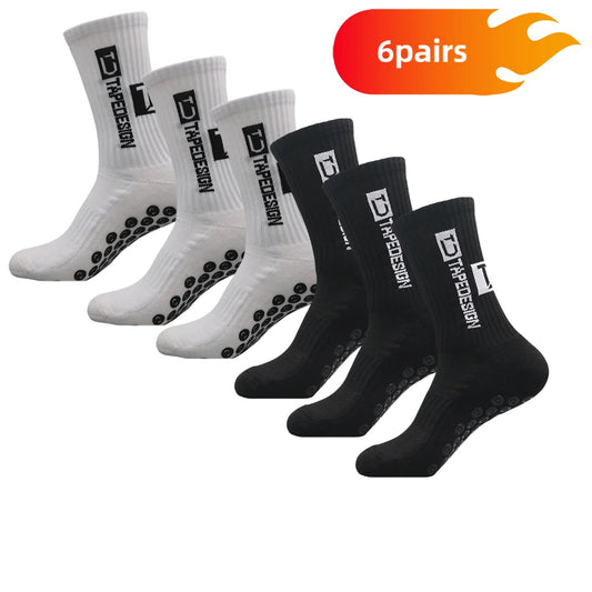 6 Pairs of Football Socks Sports Socks Men's