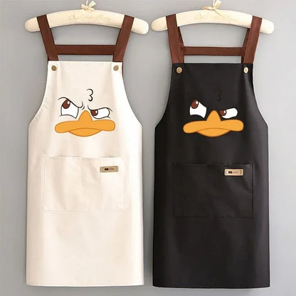 Waterproof Kitchen Apron With Pockets