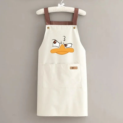 Waterproof Kitchen Apron With Pockets