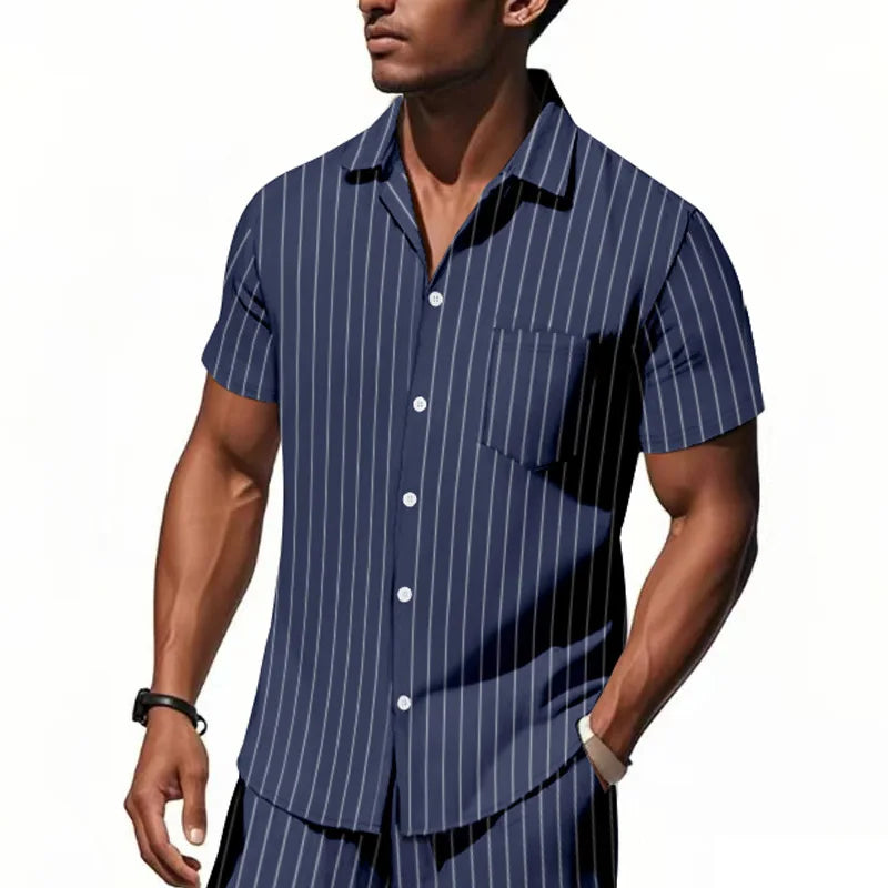 Shirt, men's short-sleeved inner