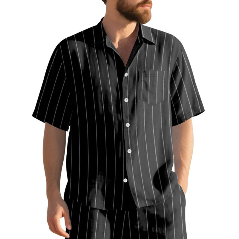 Shirt, men's short-sleeved inner